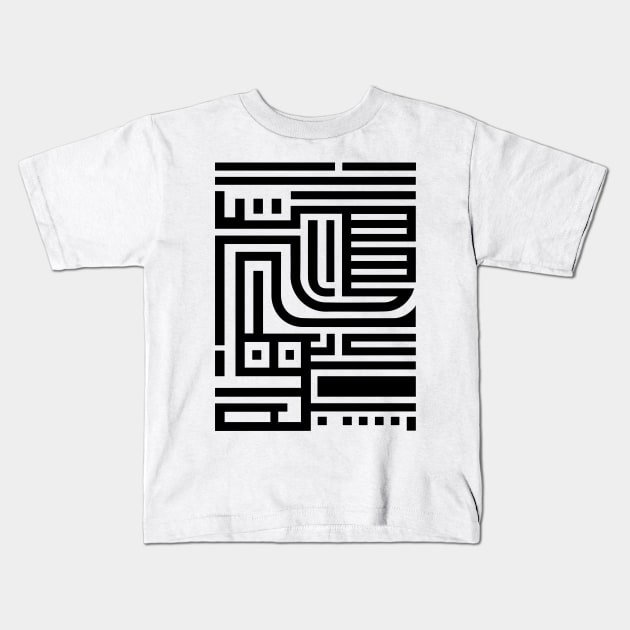 graphic print art Kids T-Shirt by designerhandsome